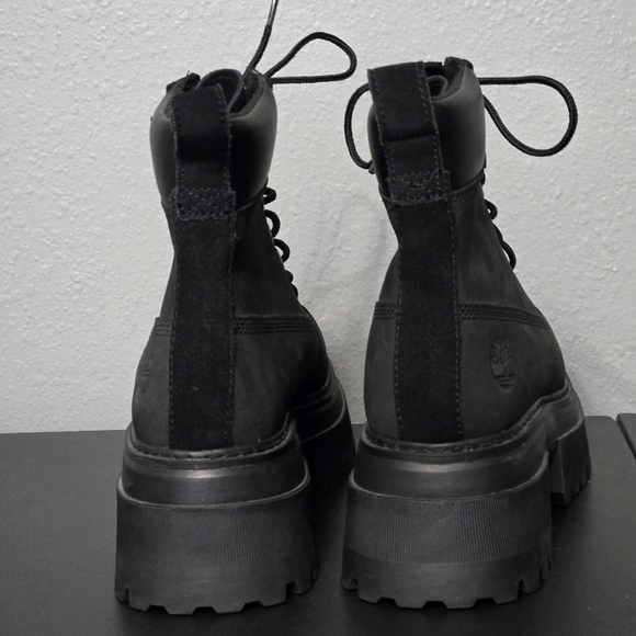 Timberland Sky 6" Lace-up Boots Womens 7 Black Nubuck - Picture 2 of 13